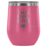 12oz. Stemless Tumbler- This Girl Can