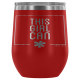 12oz. Stemless Tumbler- This Girl Can