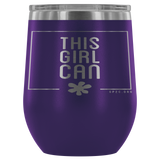 12oz. Stemless Tumbler- This Girl Can