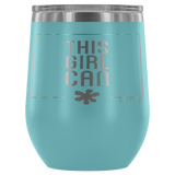 12oz. Stemless Tumbler- This Girl Can