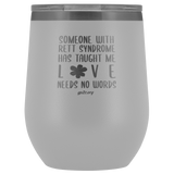 12oz. Stemless Tumbler- Love Needs No Words