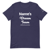 Personalized Dream Team Unisex t-shirt